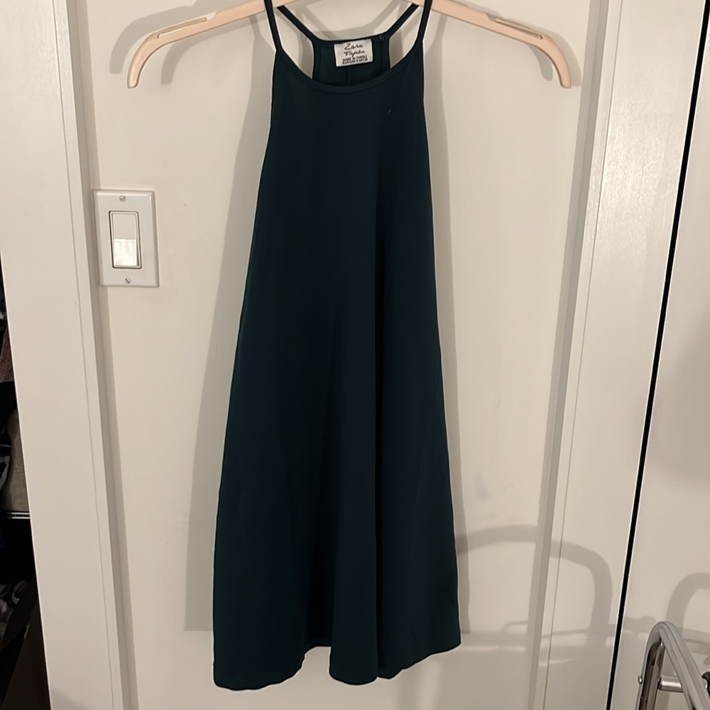 Zara small forest green dress
